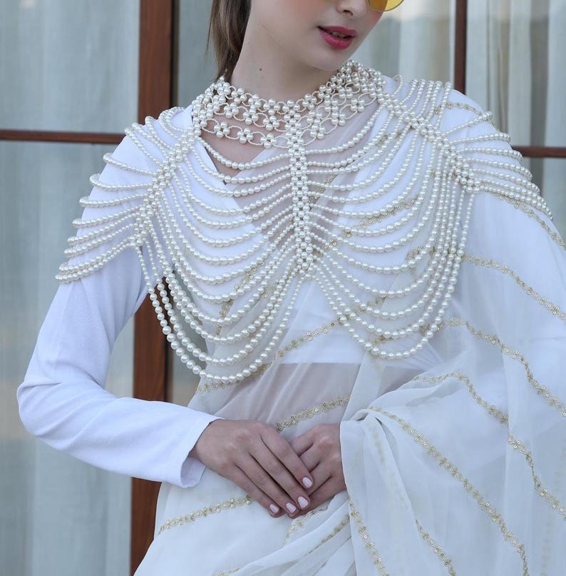 Pearlcrest Ethereal Layered Pearl Body Chain