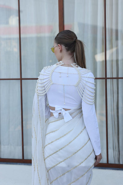 Pearlcrest Ethereal Layered Pearl Body Chain