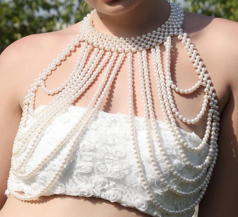 Pearlcrest Halo Drape Body Chain