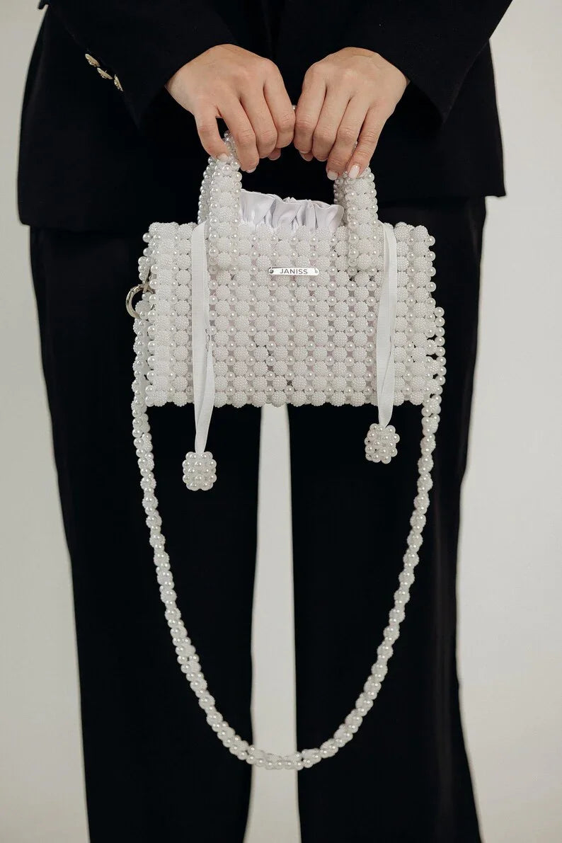 Élise Pearl Atelier Top Handle Bag