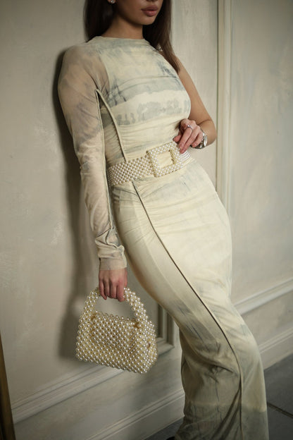 Regal Pearl Buckle Belt