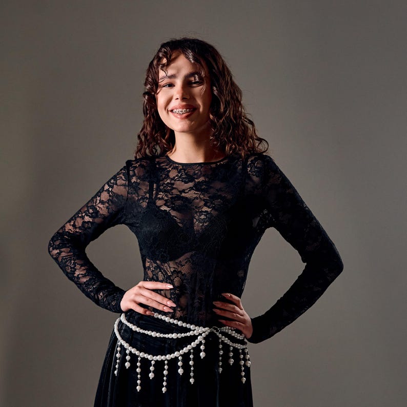 Ethereal Pearl Waist Cascade