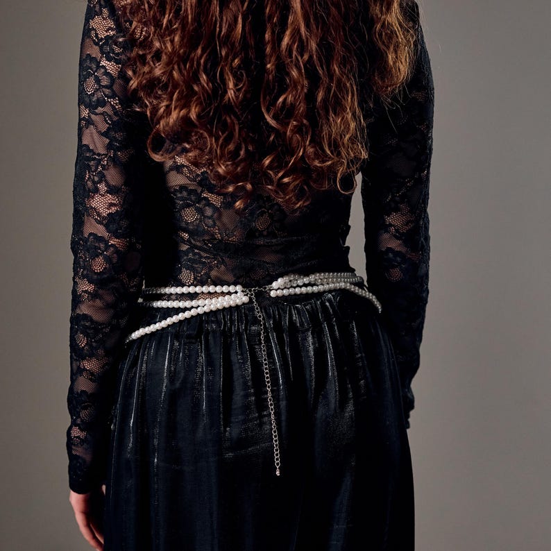 Ethereal Pearl Waist Cascade