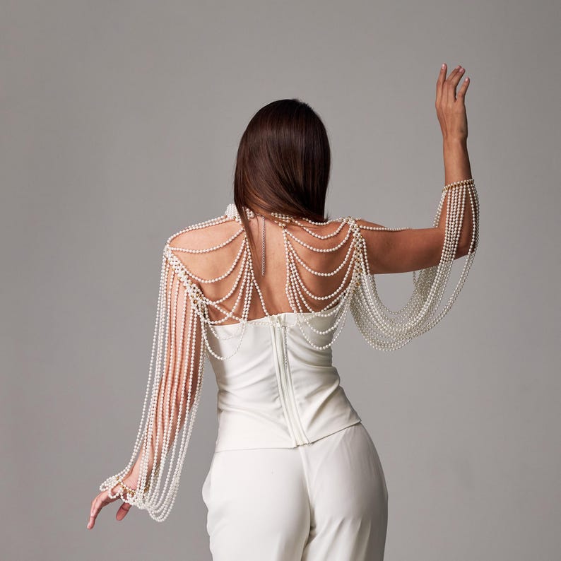 Opulent Pearl Body Cape