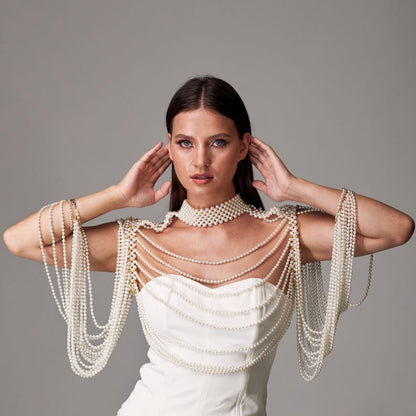 Opulent Pearl Body Cape