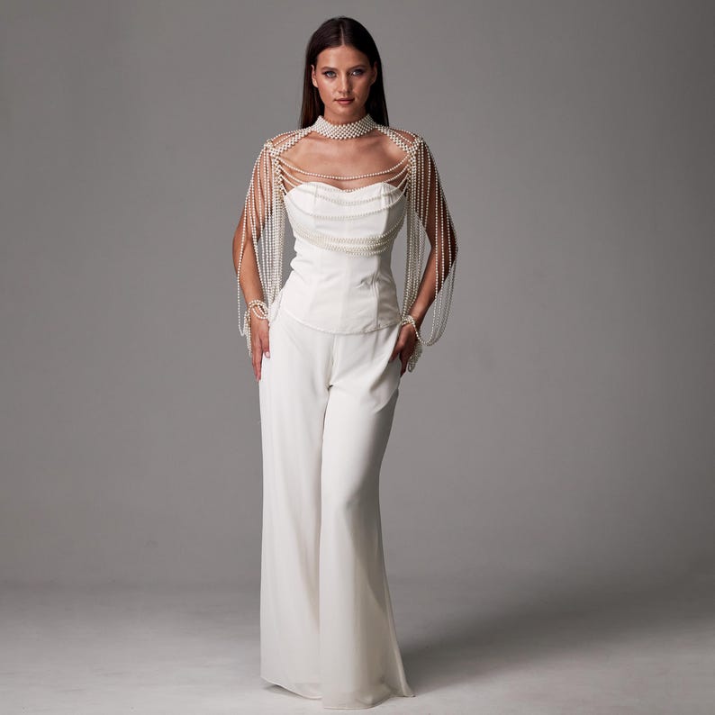 Opulent Pearl Body Cape