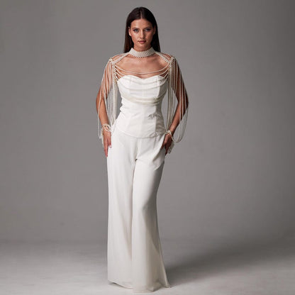 Opulent Pearl Body Cape