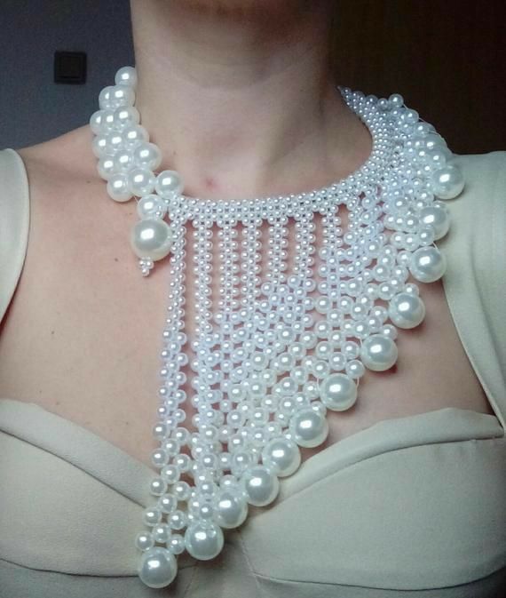 Luxurious Cascading Pearl Necklace - My Store