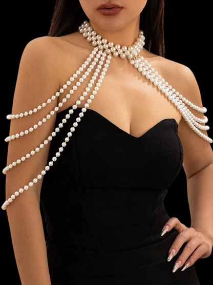 Luminous Pearl Cascade Jewelry - My Store