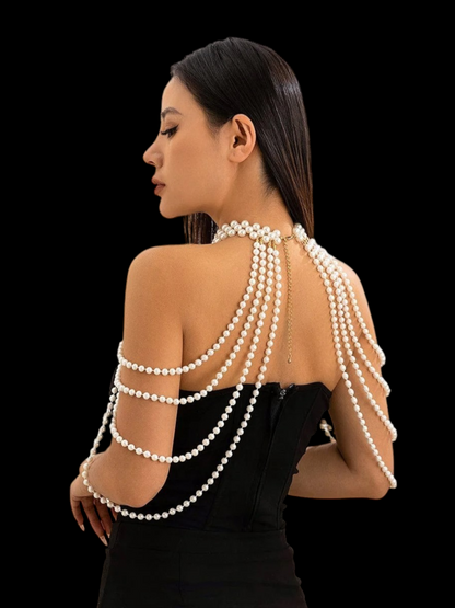 Luminous Pearl Cascade Jewelry - My Store