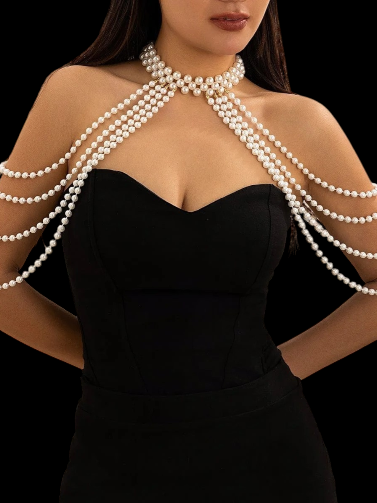 Luminous Pearl Cascade Jewelry - My Store